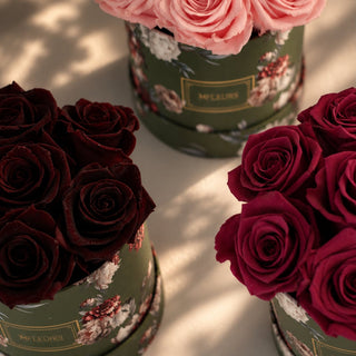 SMALL GLOBE ANTONIA - GREEN & PEONY