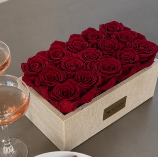 TRAVERTINE - MBAR - RED ETERNAL ROSE