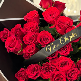 MBLOOMS La Parisienne Bouquet | 24 roses fraîches | Choisissez la couleur