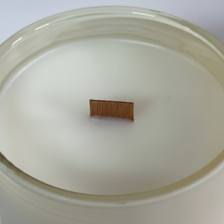 WAXROOM By MFLEURS -  BERGAMOTTO - Ecru Single Glass Jar