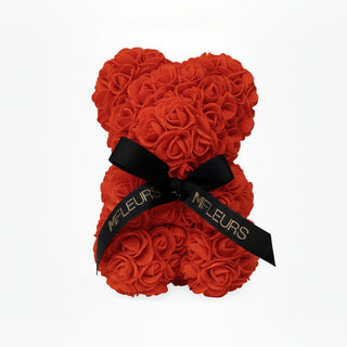 ROSE BEAR RED | Small 10inch